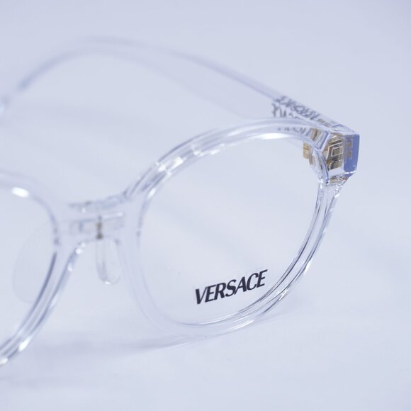 Versace Kids VK3012 148 Eyeglasses Transparent 47mm Round Frame - Picture 2 of 10